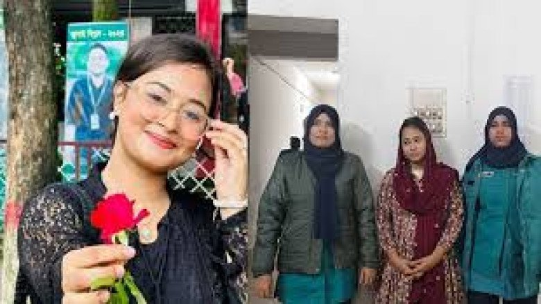 গাজীপুরে চাঁদাবাজি ও অপহরণ মামলায় তাহরিমা জান্নাত সুরভী গ্রে